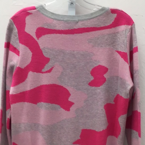 FATE- SIZE SMALL-PINK AND GREY CAMOUFLAGE SWEATER-SOFT - Picture 8 of 10
